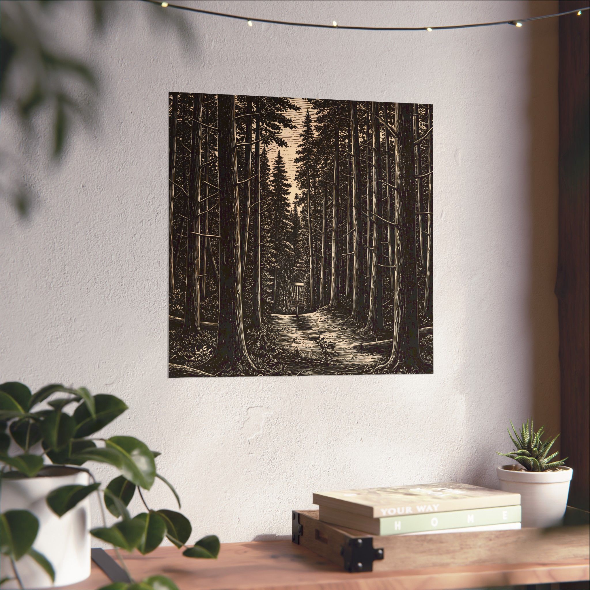 Matte Poster: The Line Through the Pines