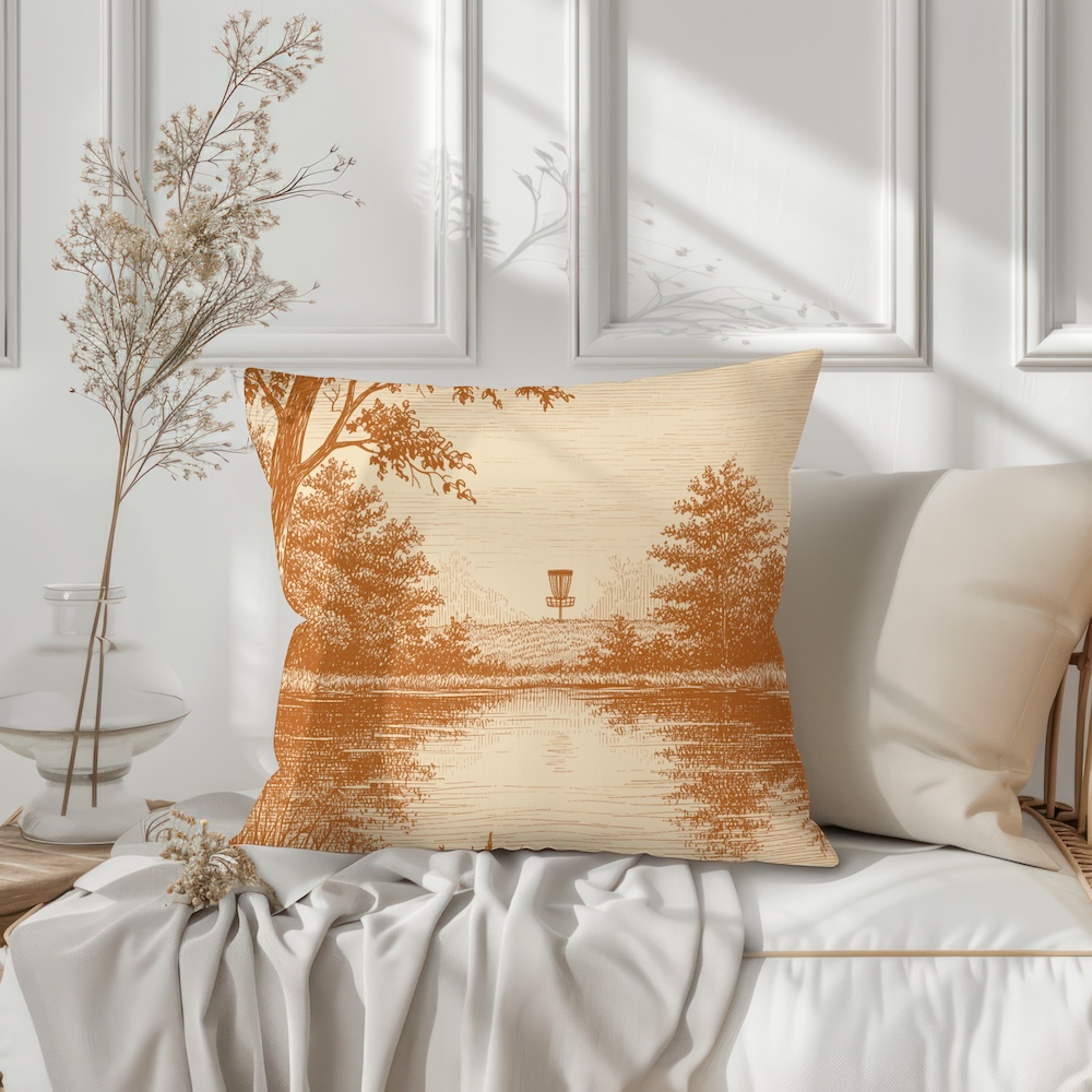 Indoor Square Pillow: The Water Carry (8 colors)