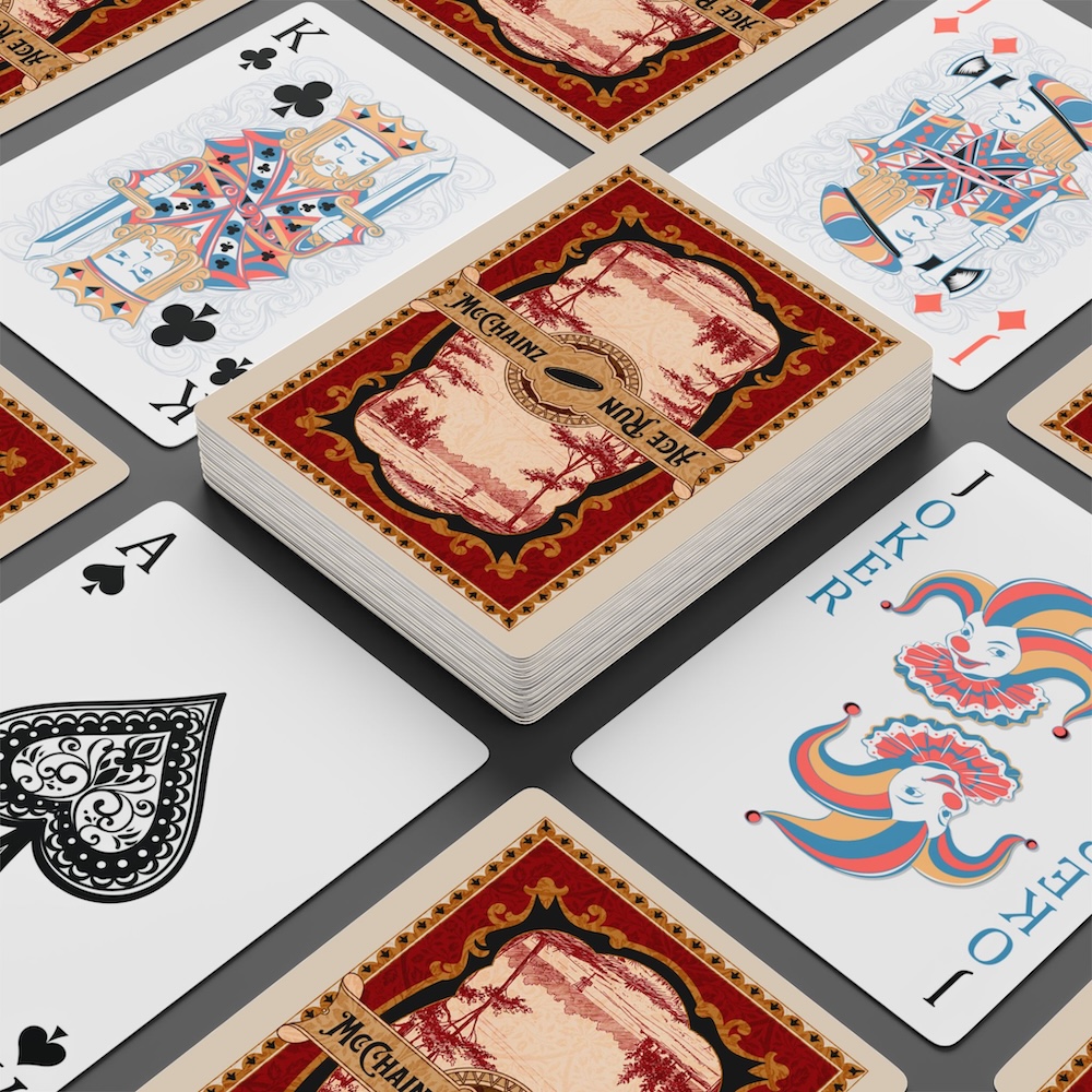 'Ace Run' Disc Golf Themed Poker Playing Cards