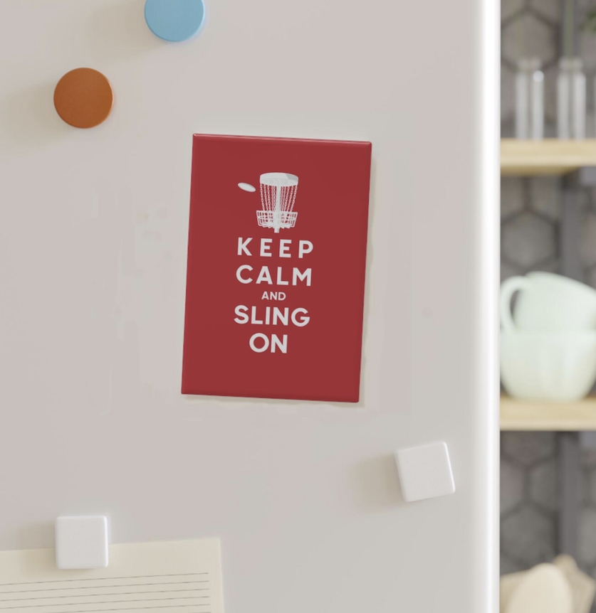 Magnet: Keep Calm and Sling On