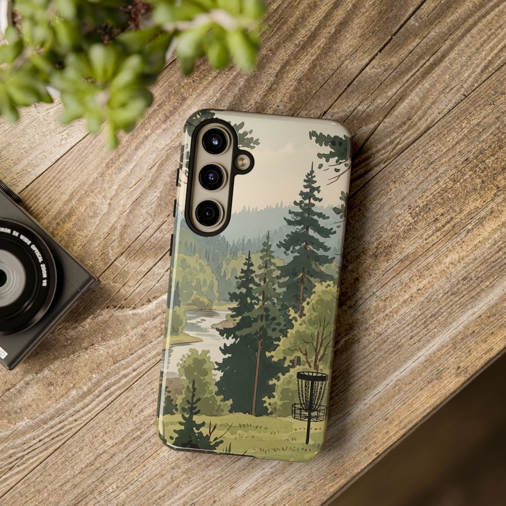 Samsung Galaxy Tough Phone Case: Oregon Greenery