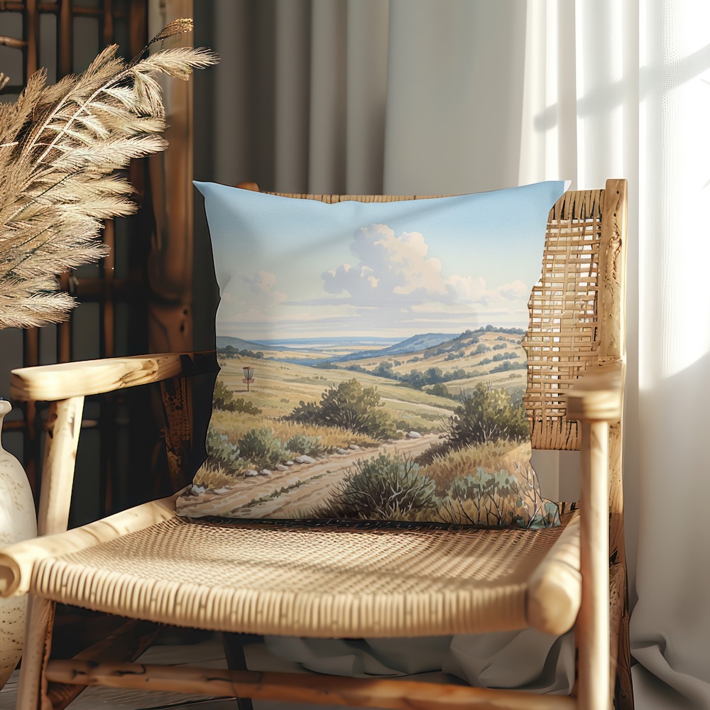 Indoor Square Pillow: Big Sky