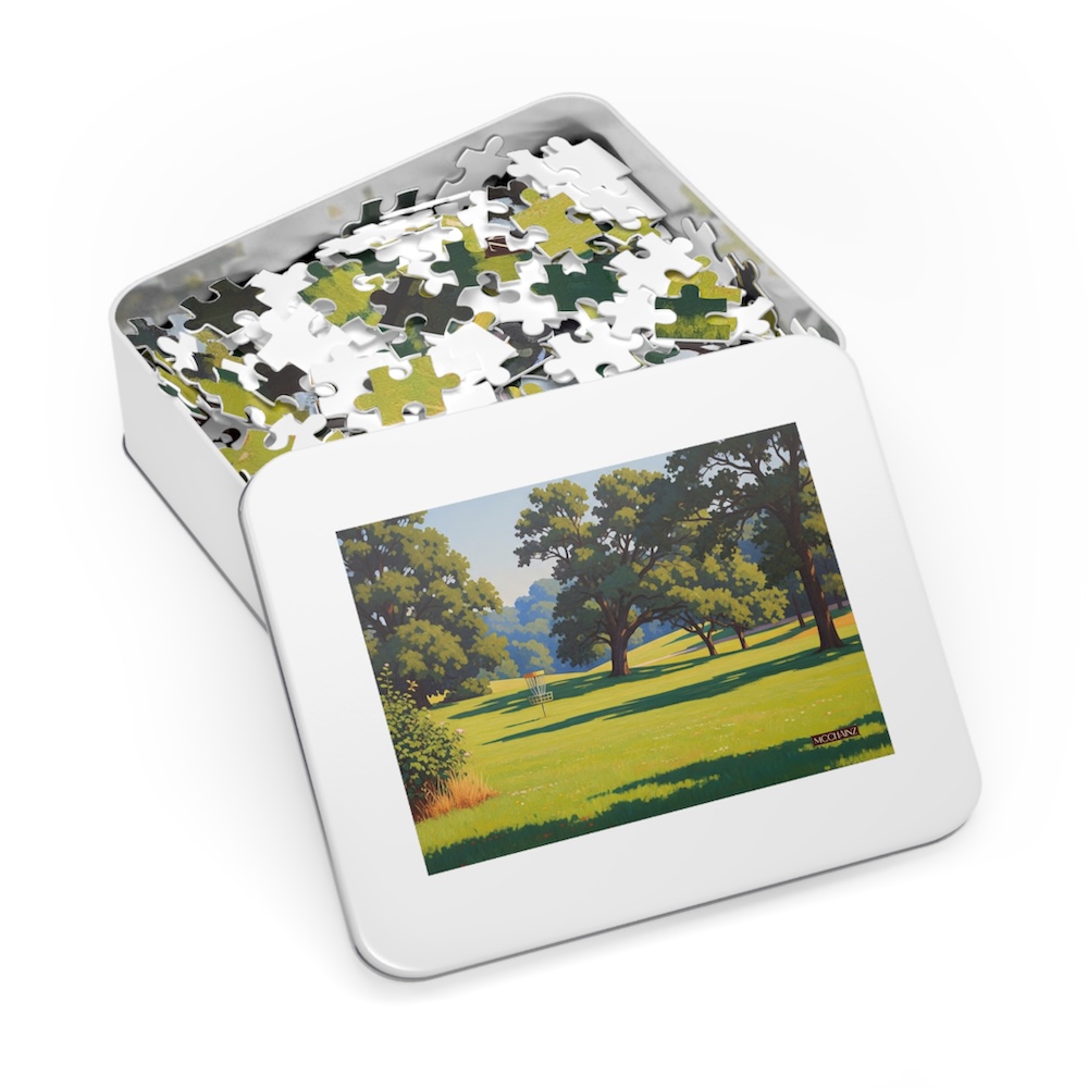 Jigsaw Puzzle in Tin: Weekend Shade