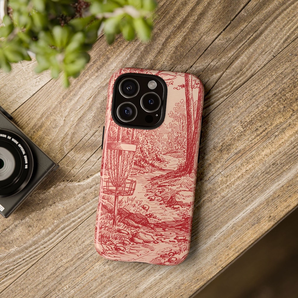 iPhone Tough Case: The Rocky Gap (Cherry Red)