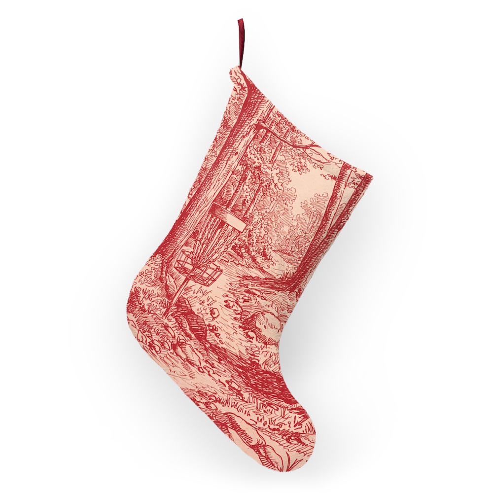 Disc Golf Christmas Stocking: I Just Want an Ace for Christmas