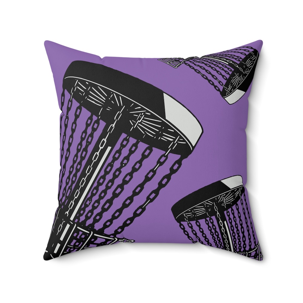 Indoor Square Pillow: Full Tilt Purple
